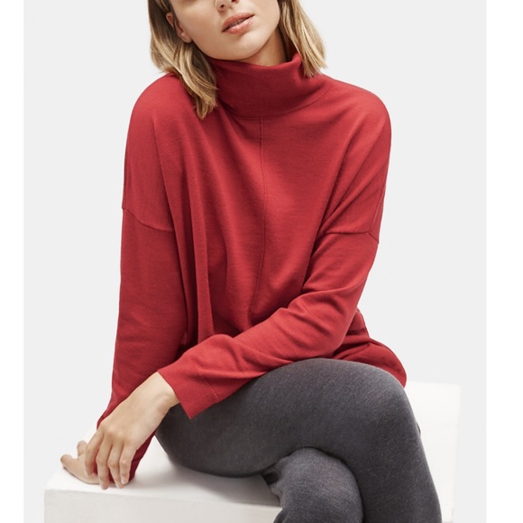 Eileen Fisher Sweaters - Eileen Fisher Merino Oversized Turtleneck Sweater